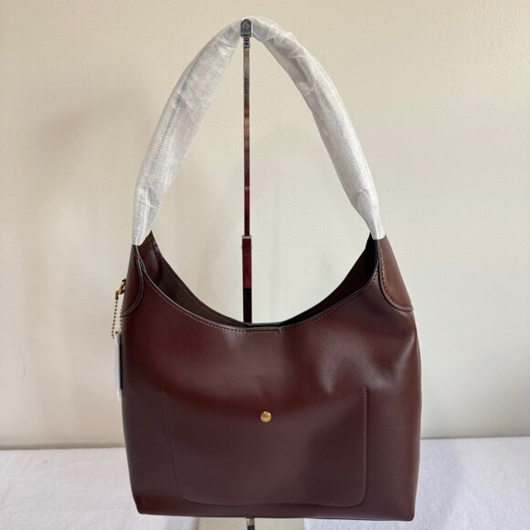 NWT! COACH Brooklyn 28 Shoulder Bag in Maple - Picture 2 of 16